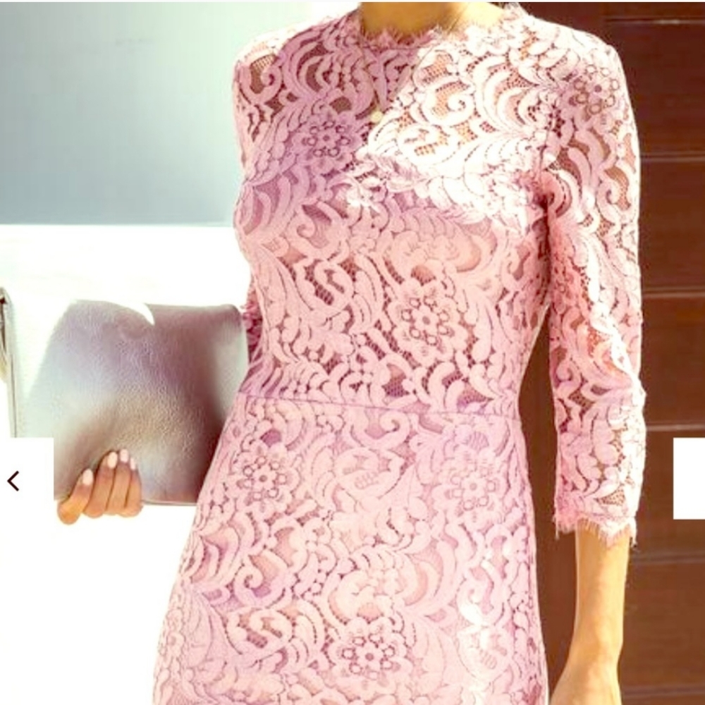 Beautiful Pink/Mauve Lace Dress
